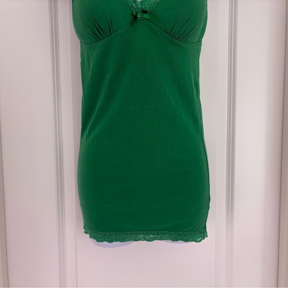 Active Basic Y2K M Lace Trim Stretchy Cami Fairy Coquette - Picture 3 of 5